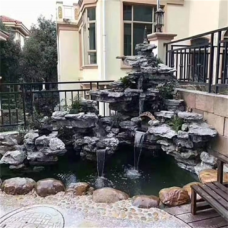 徐州庭院假山鱼池造价