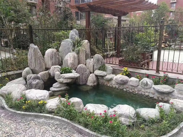 徐州家庭庭院水景设计